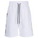 Pantaloni scurti GCDS, Chain Logo Band, White - SS23M30064901