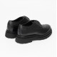 GNV Shoes, Brogue Style, Sturdy Sole Detail, Black - T39603NERO