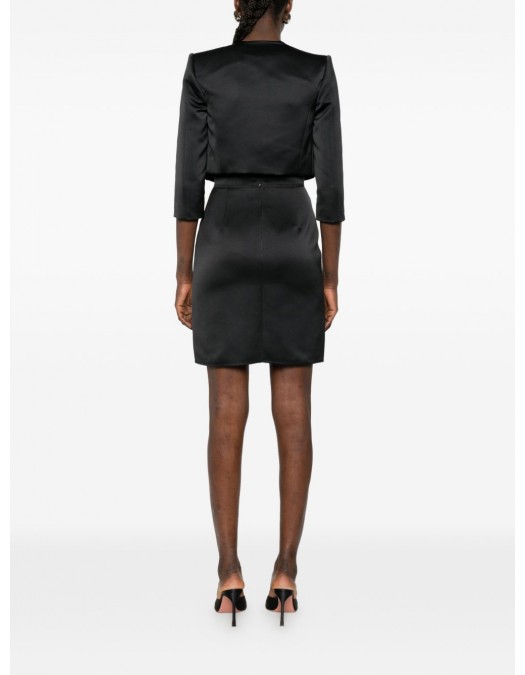 Rochie ELISABETTA FRANCHI, DRESS WITH JACKET, Negru - TB00161E2110