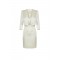 Rochie ELISABETTA FRANCHI, DRESS WITH JACKET, Alb