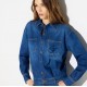 Salopeta ELISABETTA FRANCHI, Denim jumpsuit with jewel padlock - TJ01D66E2139