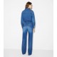 Salopeta ELISABETTA FRANCHI, Denim jumpsuit with jewel padlock - TJ01D66E2139