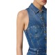 SALOPETA ELISABETTA FRANCHI, fara maneci, Denim - TJ41D56E2104 SALOPETA ELISABETTA FRANCHI, fara maneci, Denim - TJ41D56E2104