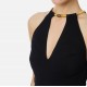 Top ELISABETTA FRANCHI, Knit top with jewel snake, Negru - TK55S56E3110 Top ELISABETTA FRANCHI, Knit top with jewel snake, Negru - TK55S56E3110