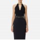 Top ELISABETTA FRANCHI, Knit top with jewel snake, Negru - TK55S56E3110 Top ELISABETTA FRANCHI, Knit top with jewel snake, Negru - TK55S56E3110