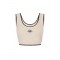 Bustiera ELISABETTA FRANCHI, Top in bouclé chenille fabric with contrasting details