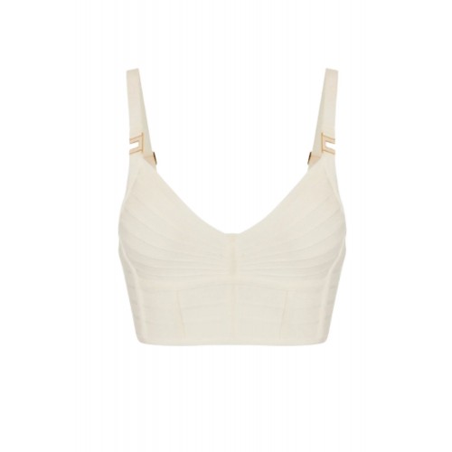 Top ELISABETTA FRANCHI, Top in 3D knit fabric
