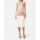 Top ELISABETTA FRANCHI, Two-colour top in knit fabric - TK85S62E2FF3