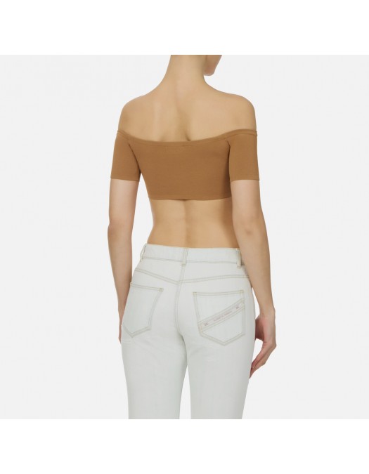 Top ELISABETTA FRANCHI,  knit fabric, Maro - TK86B62E2AI6