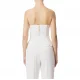 TOP ELISABETTA FRANCHI,Jjewelled Decoration, White - TO01851E2360 TOP ELISABETTA FRANCHI,Jjewelled Decoration, White - TO01851E2360