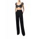 TRICOU ELISABETTA FRANCHI, Polka Dot Print, Top, Black - TO03652E2685 TRICOU ELISABETTA FRANCHI, Polka Dot Print, Top, Black - TO03652E2685