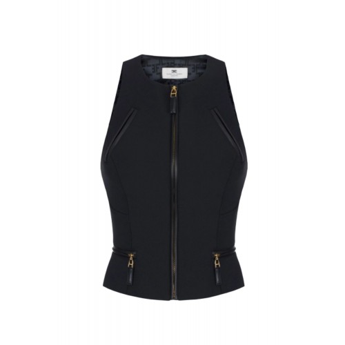 VESTA ELISABETTA FRANCHI, Fermoare atasate, Negru VESTA ELISABETTA FRANCHI, Fermoare atasate, Negru