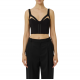 TOP ELISABETTA FRANCHI, Tule Details, Modern, Black - TO03856E2110 TOP ELISABETTA FRANCHI, Tule Details, Modern, Black - TO03856E2110