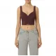 TOP ELISABETTA FRANCHI, Slim, Logo Insert, Burgundy, Red - TO03956E2EA7 TOP ELISABETTA FRANCHI, Slim, Logo Insert, Burgundy, Red - TO03956E2EA7