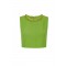 Top ELISABETTA FRANCHI, Linen-blend top with jewel chain, Verde