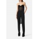 Top ELISABETTA FRANCHI, Tulle bustier top with fringes - TO06563E2110