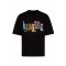 Tricou AMIRI, Blue T-shirt with a logo, Black