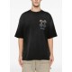 Tricou AMIRI, Ma Quad Flames T-shirt - TOJR1112BLACK