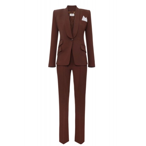COSTUM ELISABETTA FRANCHI, Buzunare atasate, Maro COSTUM ELISABETTA FRANCHI, Buzunare atasate, Maro