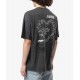 Tricou DOMREBEL, Treats Faded T-shirt in Cotton, Faded Black - TREATSTSHIRTFADEDBLACK
