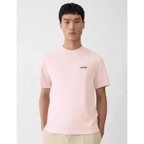TRICOU JACQUEMUS, The Gros Grain short-sleeve, Pink
