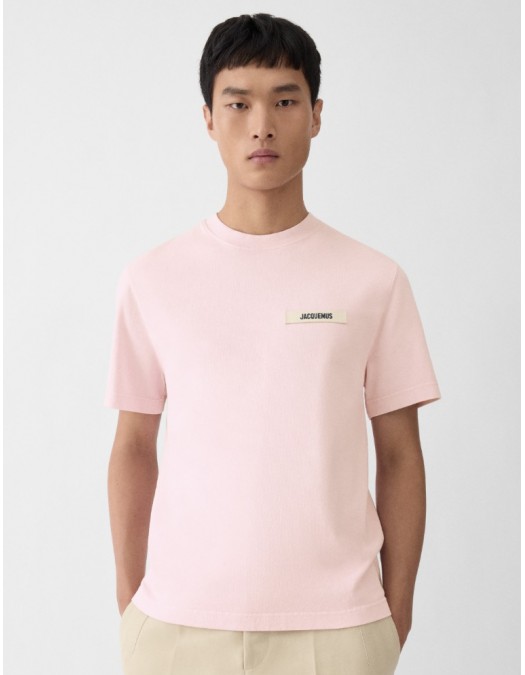 TRICOU JACQUEMUS, The Gros Grain short-sleeve, Pink - TSM00133AJ00226431