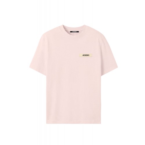 TRICOU JACQUEMUS, The Gros Grain short-sleeve, Pink