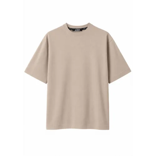 Tricou JACQUEMUS, Rond Carré T-shirt, Beige