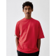 Tricou JACQUEMUS, Rond Carré T-shirt, Rosu - TSM00578AJ00254470