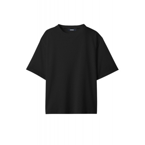 Tricou JACQUEMUS, Rond Carré T-shirt, Negru