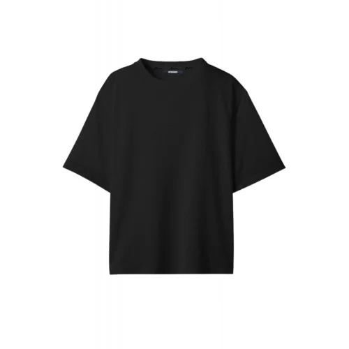 Tricou JACQUEMUS, Rond Carré T-shirt, Negru