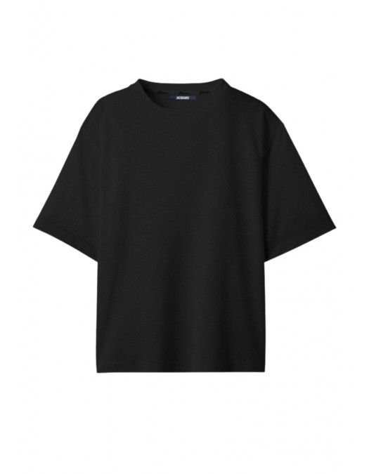Tricou JACQUEMUS, Rond Carré T-shirt, Negru - TSM00578AJ00254990