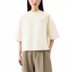 TRICOU JACQUEMUS, The Corto, Boxy Embroidered, Beige - TSW00216AJ000451KZ