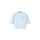 TRICOU JACQUEMUS, The Corto, Boxy Embroidered, Blue - TSW00216AJ000453GI TRICOU JACQUEMUS, The Corto, Boxy Embroidered, Blue - TSW00216AJ000453GI