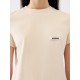TRICOU JACQUEMUS, The Gros Grain, Short Sleeve, Beige - TSW00550AJ00029131 TRICOU JACQUEMUS, The Gros Grain, Short Sleeve, Beige - TSW00550AJ00029131