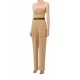 SALOPETA ELISABETTA FRANCHI, Belted Jumpsuit, Beige - TU05152E2032 SALOPETA ELISABETTA FRANCHI, Belted Jumpsuit, Beige - TU05152E2032