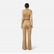 SALOPETA  ELISABETTA FRANCHI, Regular Fit, Satin, Elegant, Beige - TU05356E2EA2