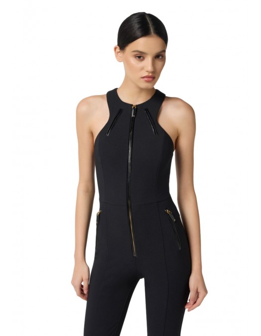 SALOPETA ELISABETTA FRANCHI, Doua buzunare cu fermoar, Negru - TU05556E2110