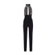 SALOPETA ELISABETTA FRANCHI, Fara maneci, Crocodil insert, Negru - TU06257E2110