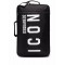 Troler DSQUARED2, Icon Logo Suitcase, Black