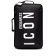 Troler DSQUARED2, Icon Logo Suitcase, Black - TYM000511703199