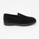 Loafers  STEFANO RICCI, Suede Black Slip-On, Black - UC62G2328SDPN999