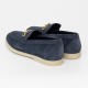 Loafers STEFANO RICCI, Suede Black Slip-On, UC64G2242SDPB013 - UC64G2242SDPB013