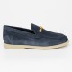 Loafers STEFANO RICCI, Suede Black Slip-On, UC64G2242SDPB013 - UC64G2242SDPB013