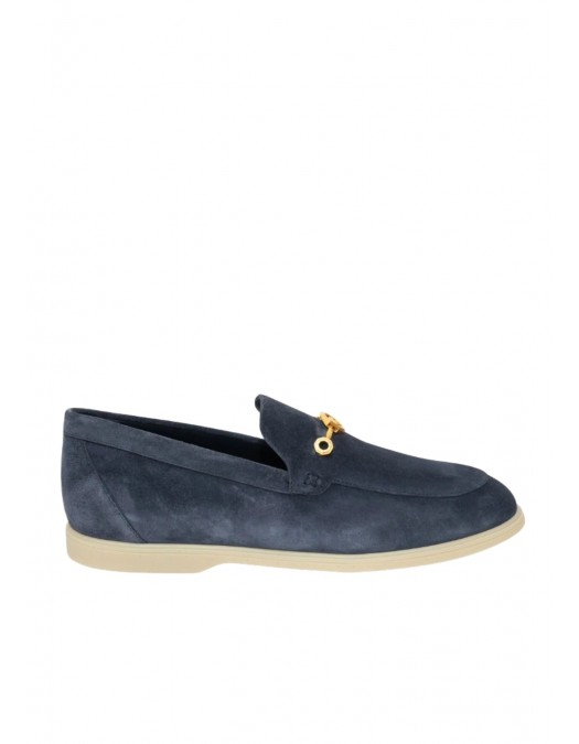 Loafers STEFANO RICCI, Suede Black Slip-On, UC64G2242SDPB013 - UC64G2242SDPB013