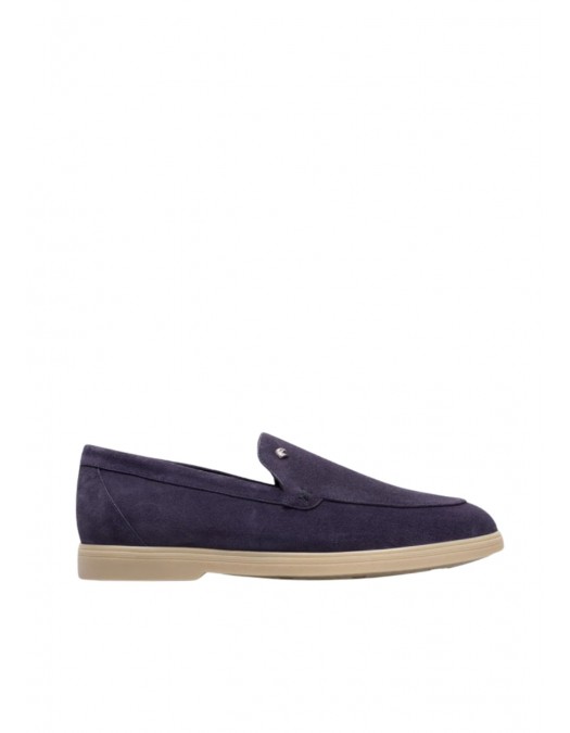 Loafers STEFANO RICCI, Suede, Logo Patch, Purple - UC64G2287SDPB013 Loafers STEFANO RICCI, Suede, Logo Patch, Purple - UC64G2287SDPB013