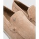 Loafers STEFANO RICCI, Suede, Logo Patch, Beige - UC64G2287SDPM024