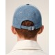 Sapca AMI PARIS, Blue Denim Ami De Coeur Embroidery Cap - UCP264DE0046480