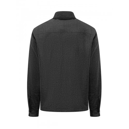 Camasa Zegna, Wool, Buttoned Long Sleeved, Grey Camasa Zegna, Wool, Buttoned Long Sleeved, Grey