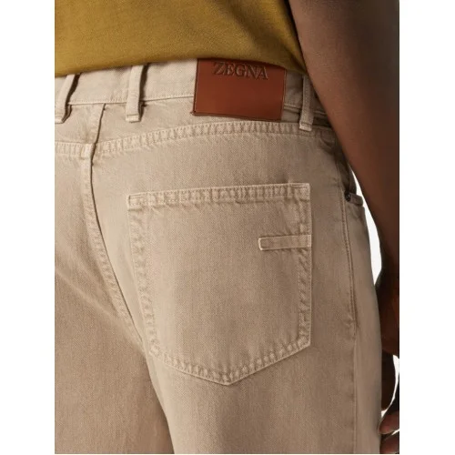 Jeans ZEGNA, Roccia cotton trousers, Cream